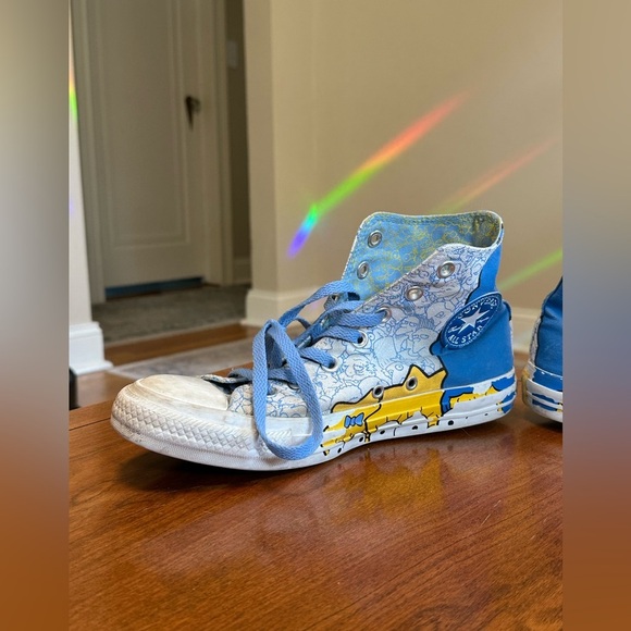 Converse Chuck Taylor The Simpsons Bart High Top 2013 Men’s 6 Women’s 8 Rare - Picture 3 of 10